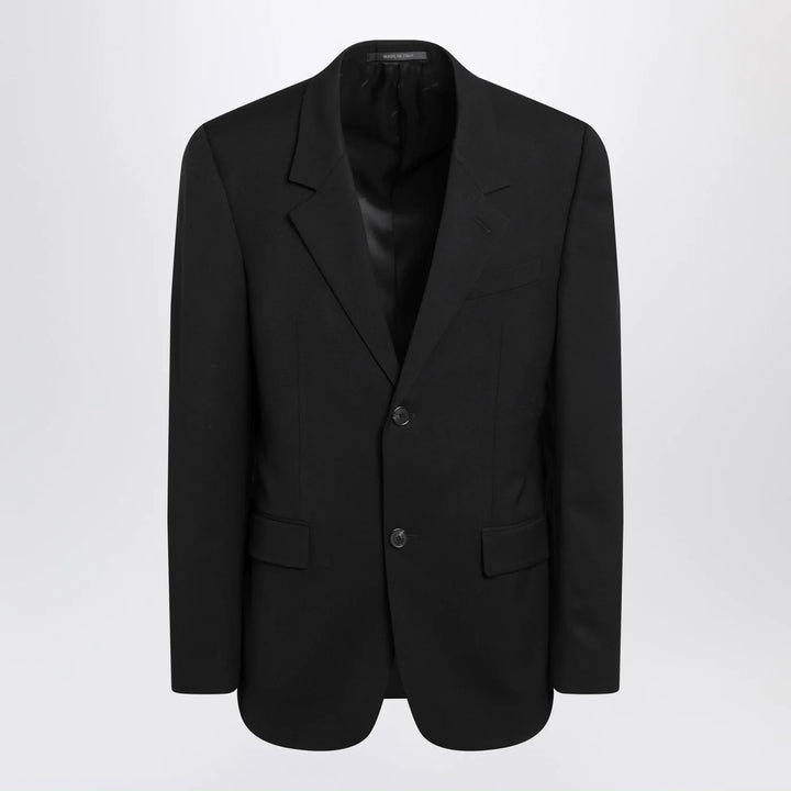 Balenciaga - Black single-breasted wool jacket