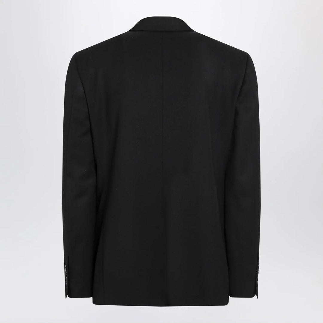 Balenciaga - Single-breasted black wool jacket