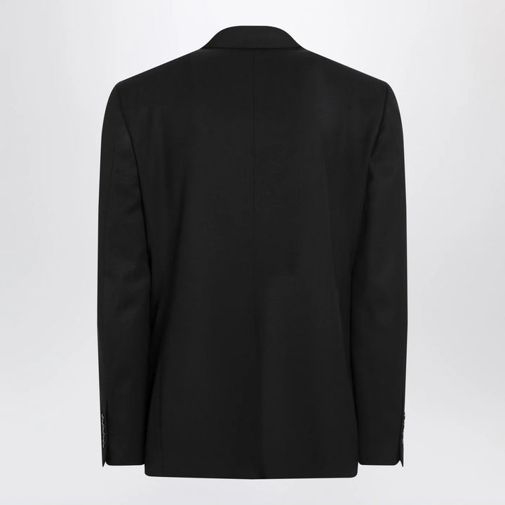 Balenciaga - Single-breasted black wool jacket