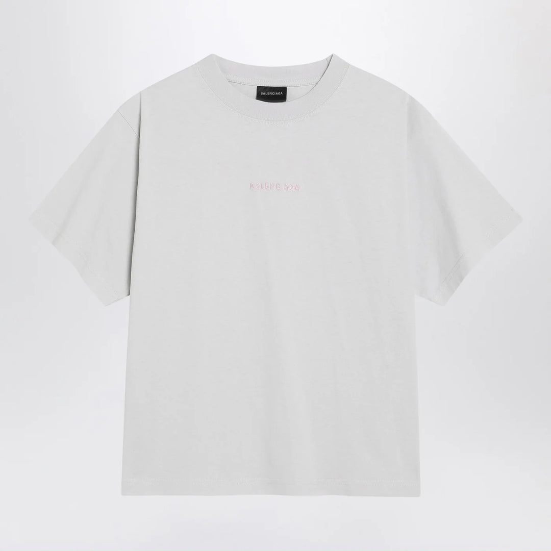 Balenciaga - White Balenciaga Back Medium Fit T-shirt