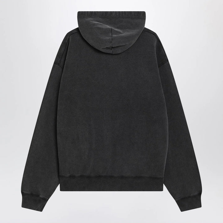 Balenciaga - Black faded Crayon Loop oversize hoodie