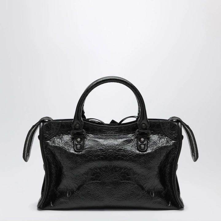 Balenciaga - Small Le City handbag in Arena lambskin black
