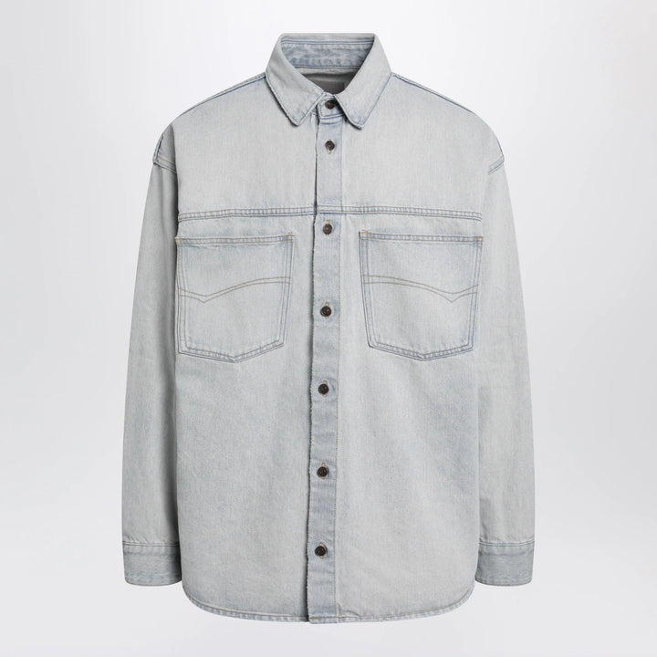 Balenciaga - Light blue cotton denim shirt