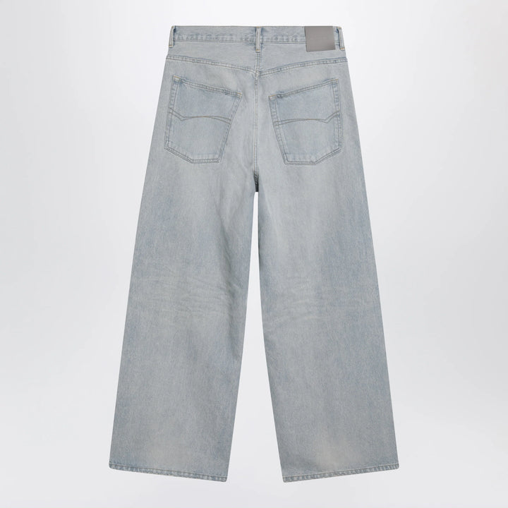 Balenciaga - Light blue wide-leg denim jeans
