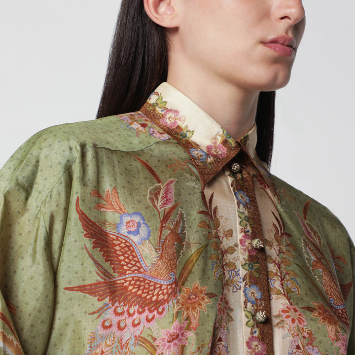 ZIMMERMANN - Indra shirt with floral print