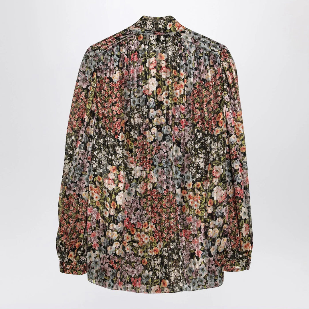 Valentino - Silk blouse with floral print