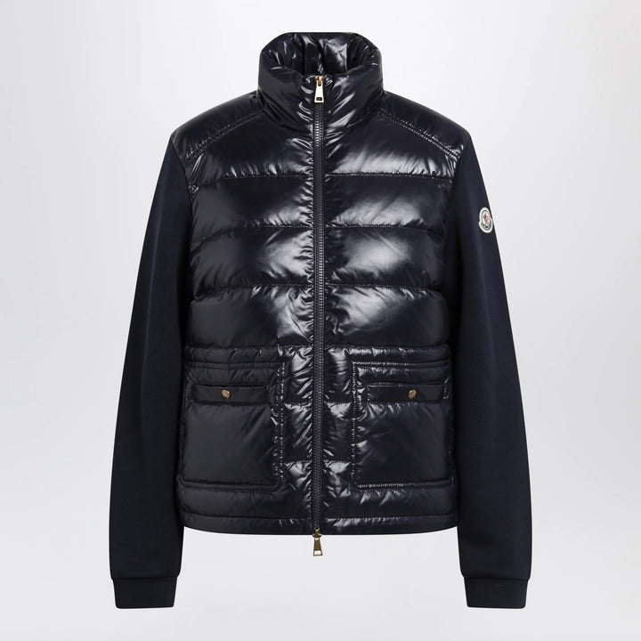 Moncler - Navy Padded Zip-Up Sweatshirt