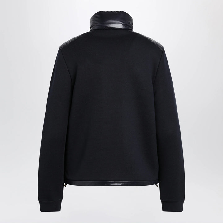 Moncler - Navy Padded Zip-Up Sweatshirt