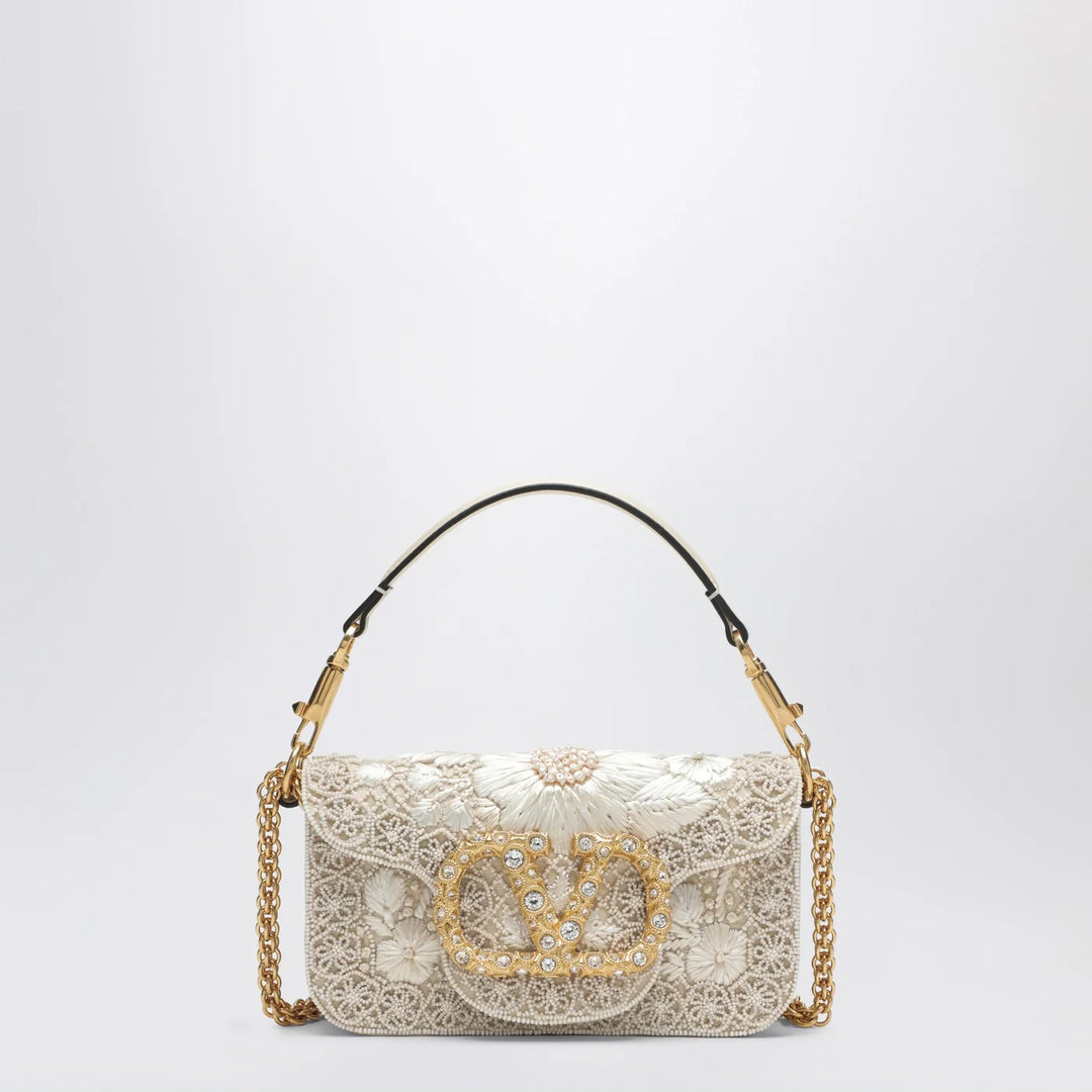 Valentino Garavani - Small Locò bag with VLogo Signature jewel