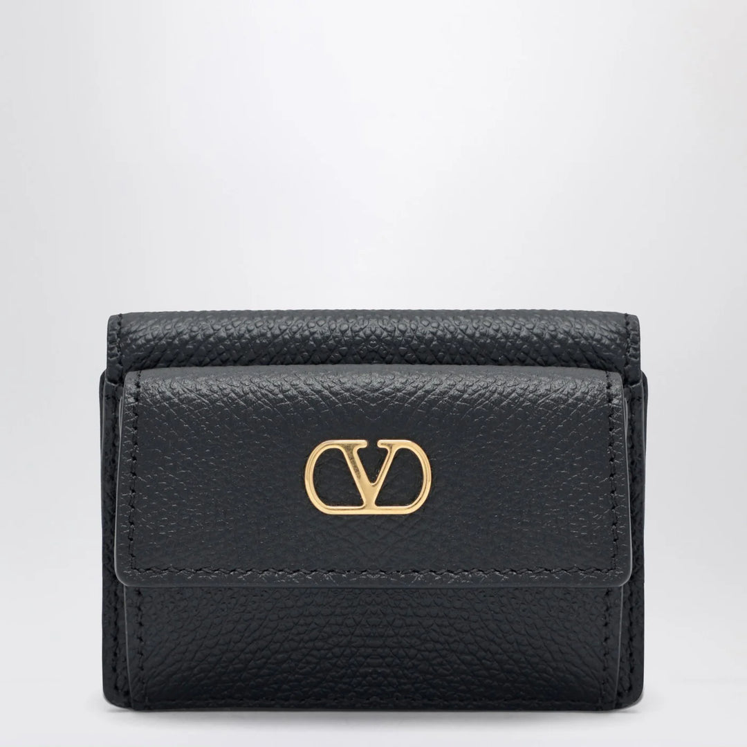 Valentino Garavani - Vlogo trifold wallet black
