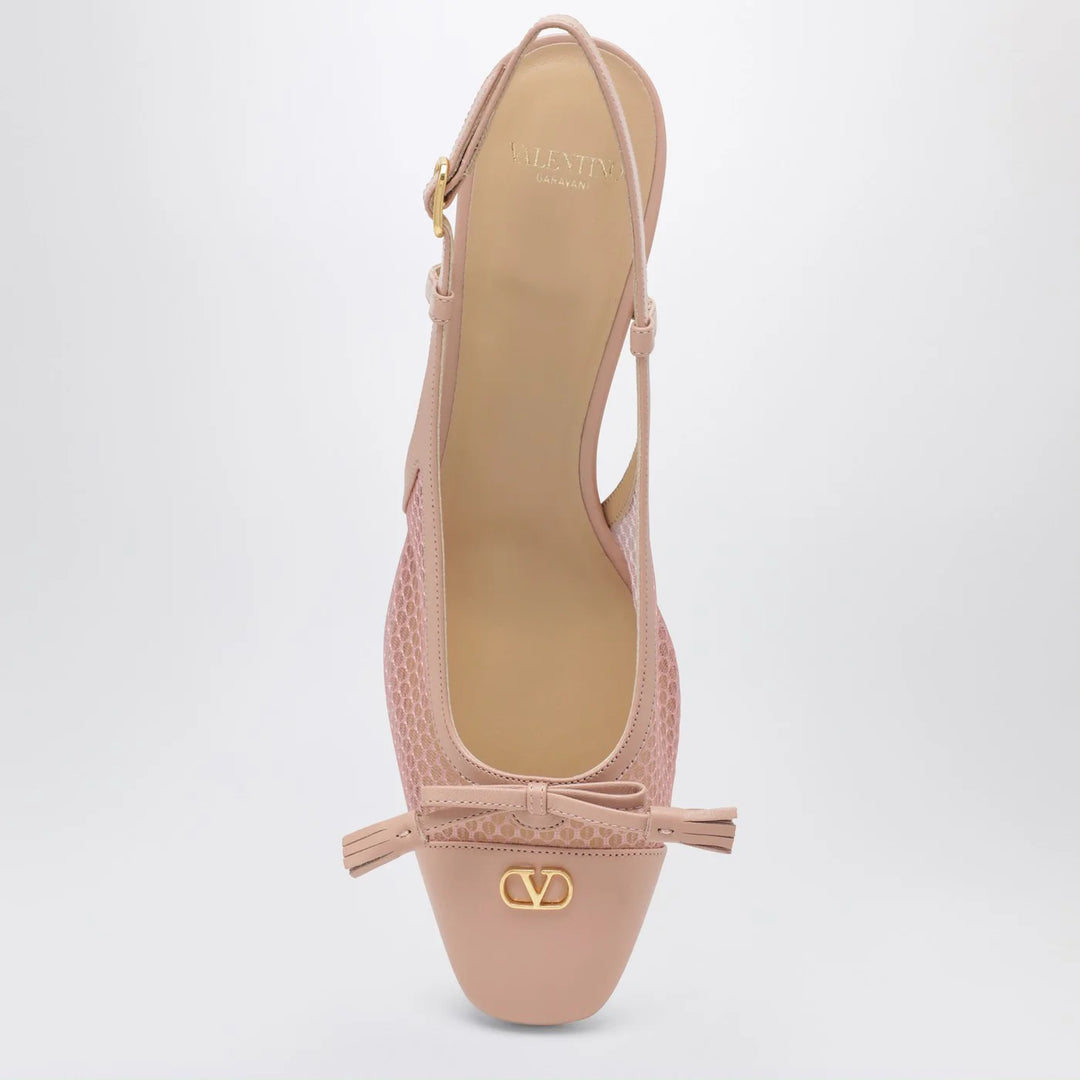 Valentino Garavani - Valet Du Roi pink slingback pumps