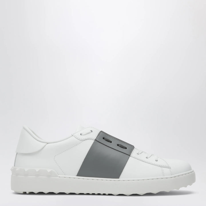 Valentino Garavani - White/Dark Steel Open Sneakers