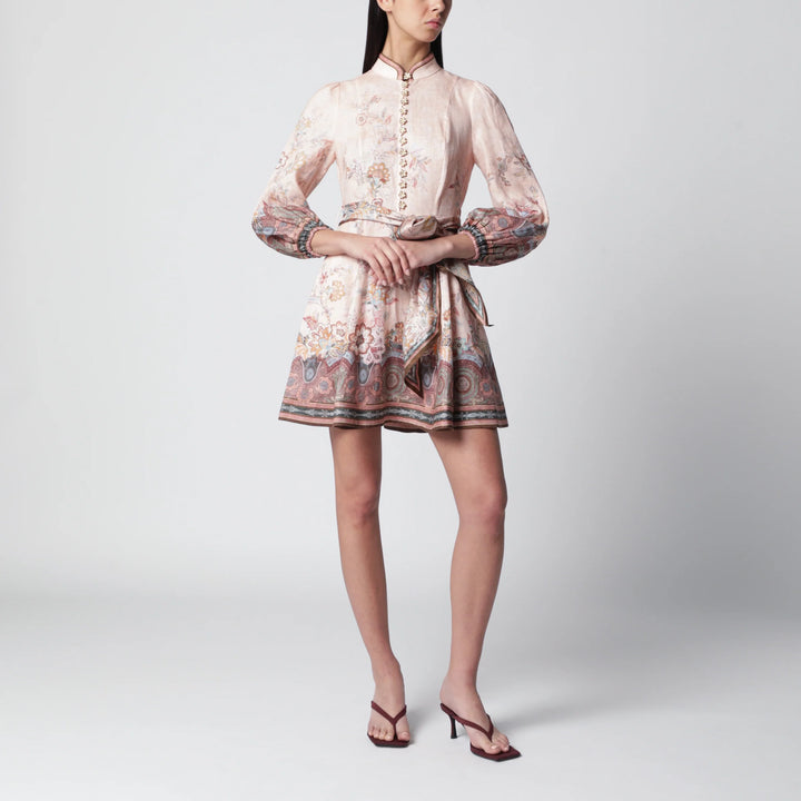 ZIMMERMANN - Pink Paisley Alchemy mini dress