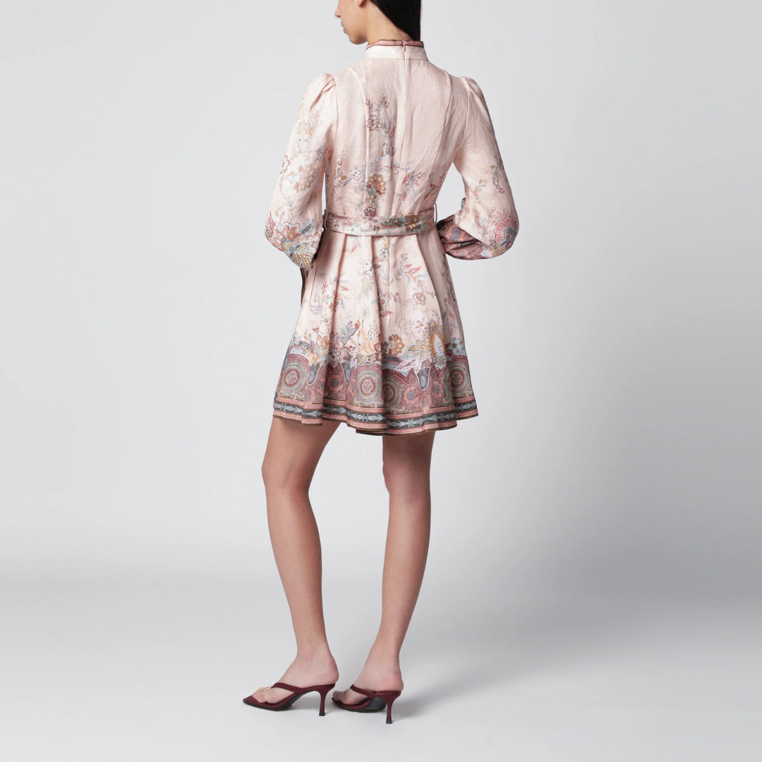 ZIMMERMANN - Pink Paisley Alchemy mini dress