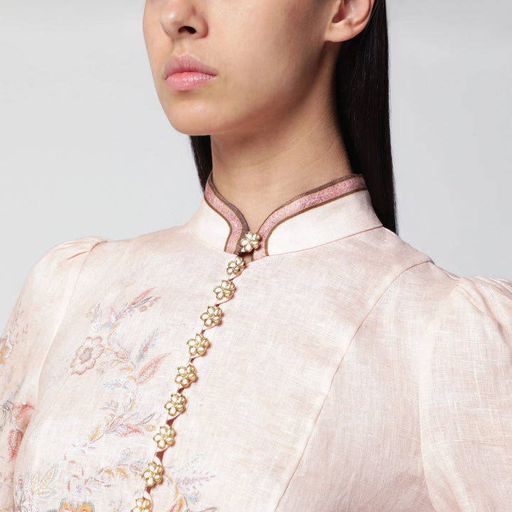 ZIMMERMANN - Pink Paisley Alchemy mini dress