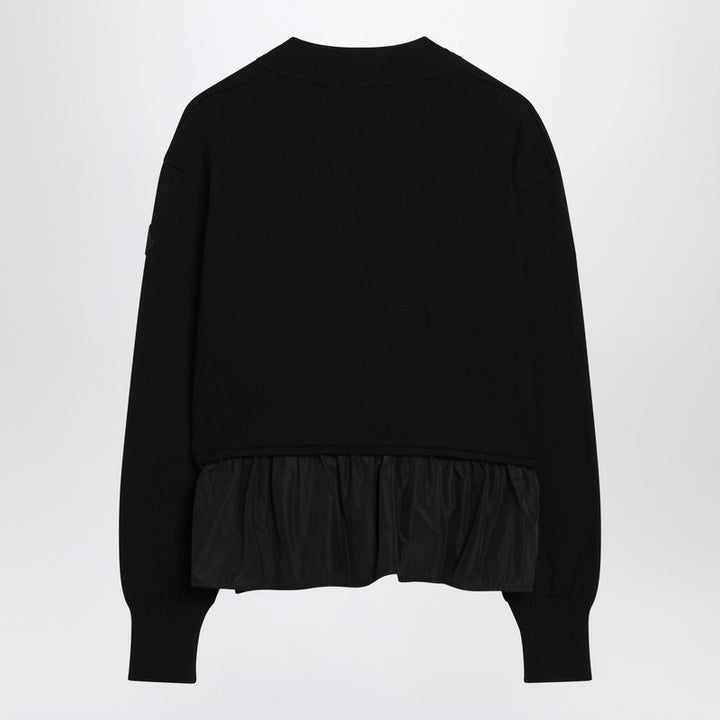 Moncler Black cashmere-blend cardigan