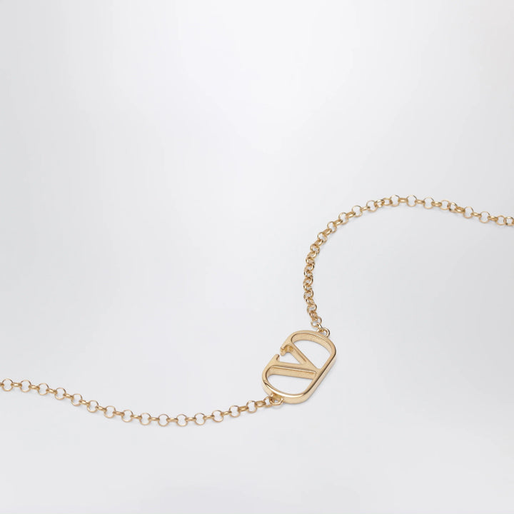 Valentino Garavani - VLogo Signature bracelet in gold-tone brass