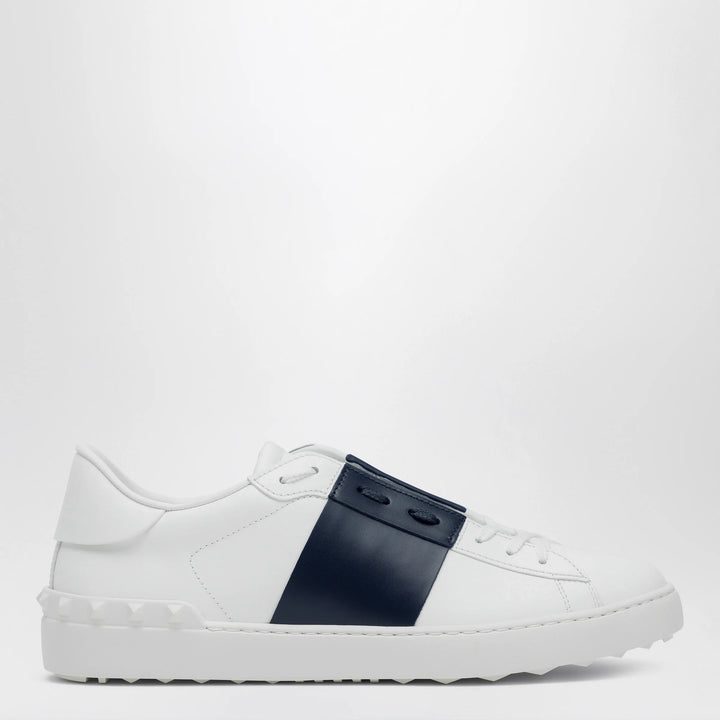 Valentino Garavani - Open sneakers in white/navy blue