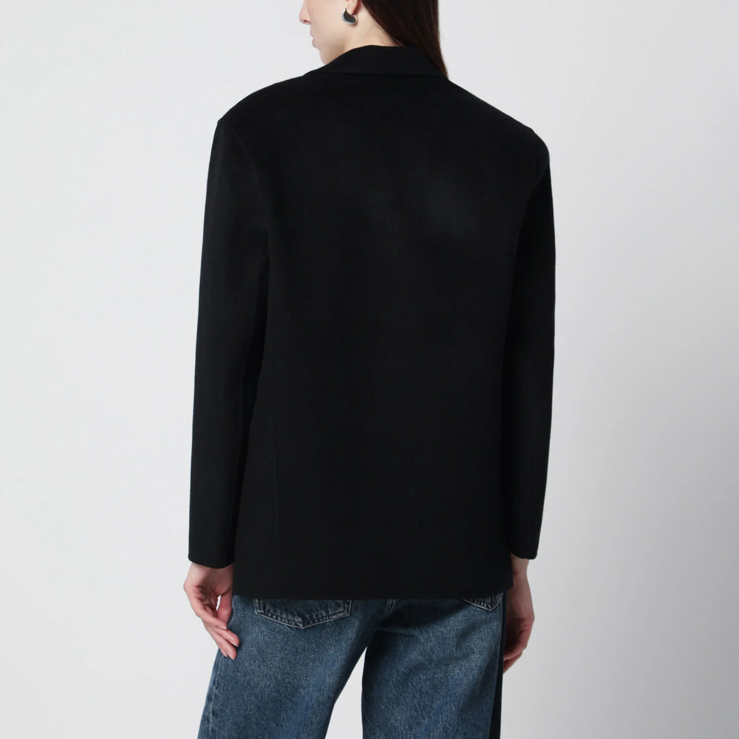ANINE BING - Quinn oversized wool-cashmere blazer in black