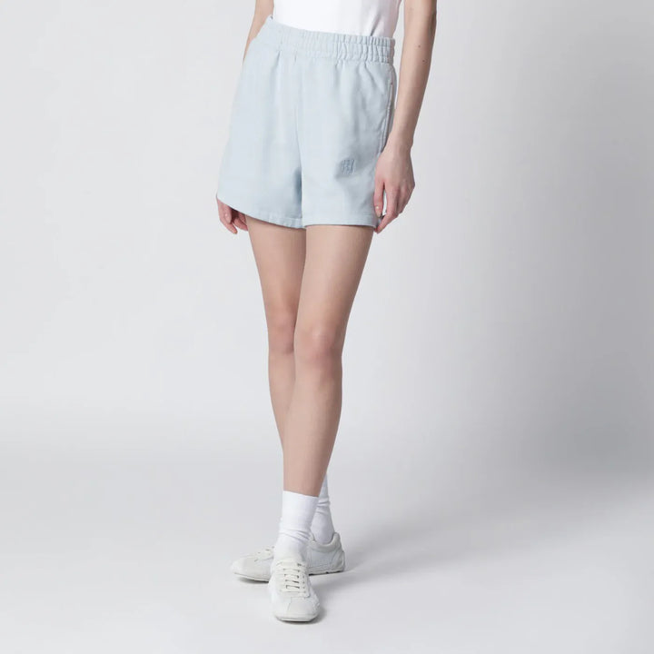ANINE BING - Light blue cotton Shorts
