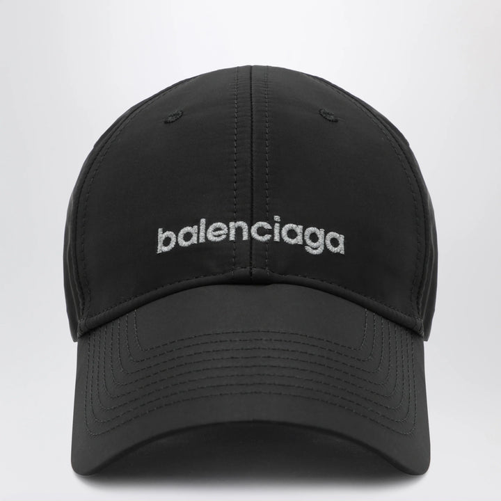 Balenciaga - Black techwear cap with reflective detailing