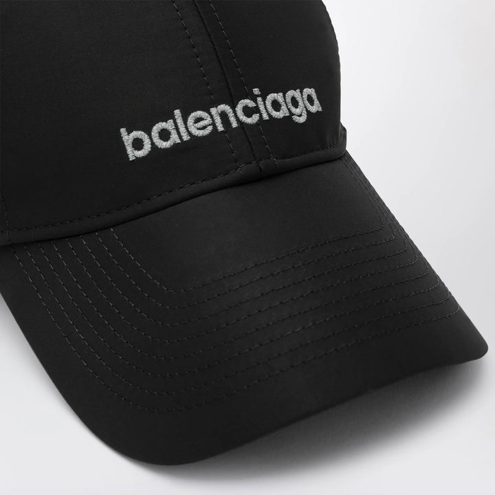 Balenciaga - Black techwear cap with reflective detailing