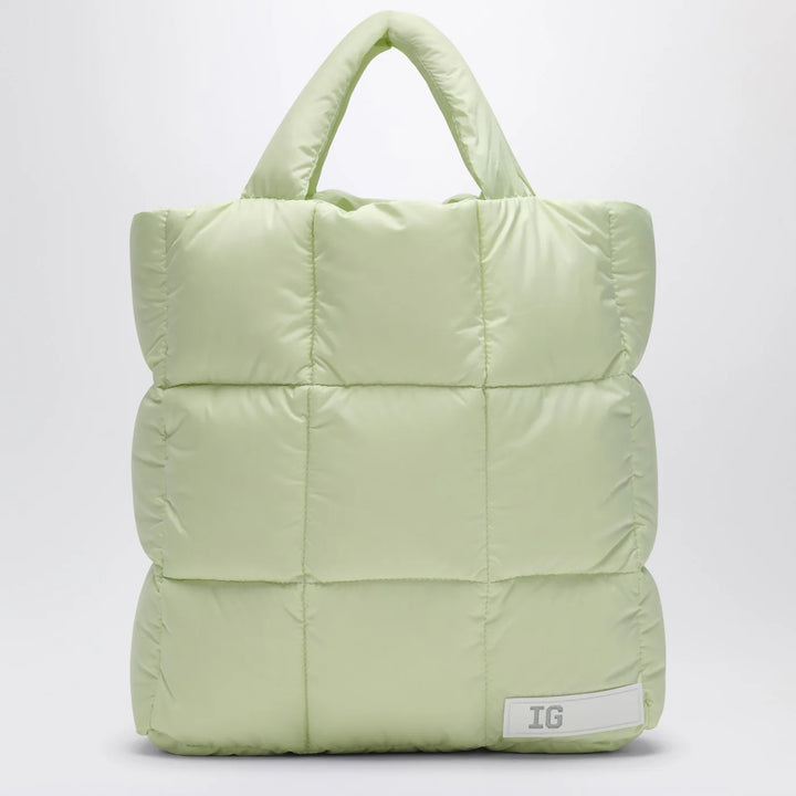 Il Gufo - Lime yellow bag in microfibre nylon