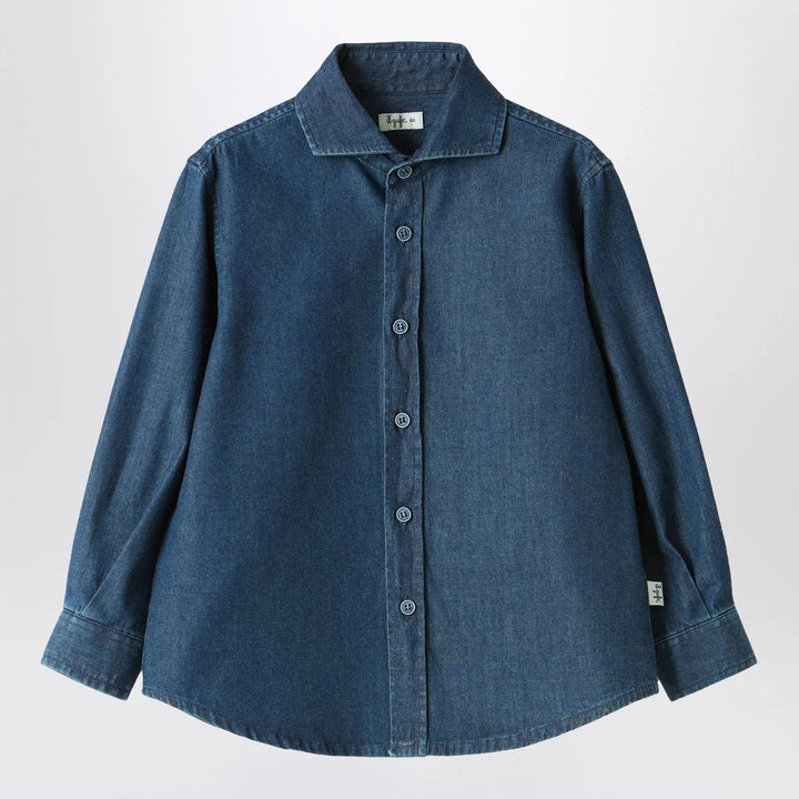 Il Gufo - Blue denim shirt