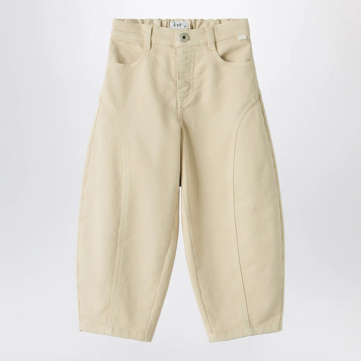 Il Gufo - Carrot pants in stretch gabardine
