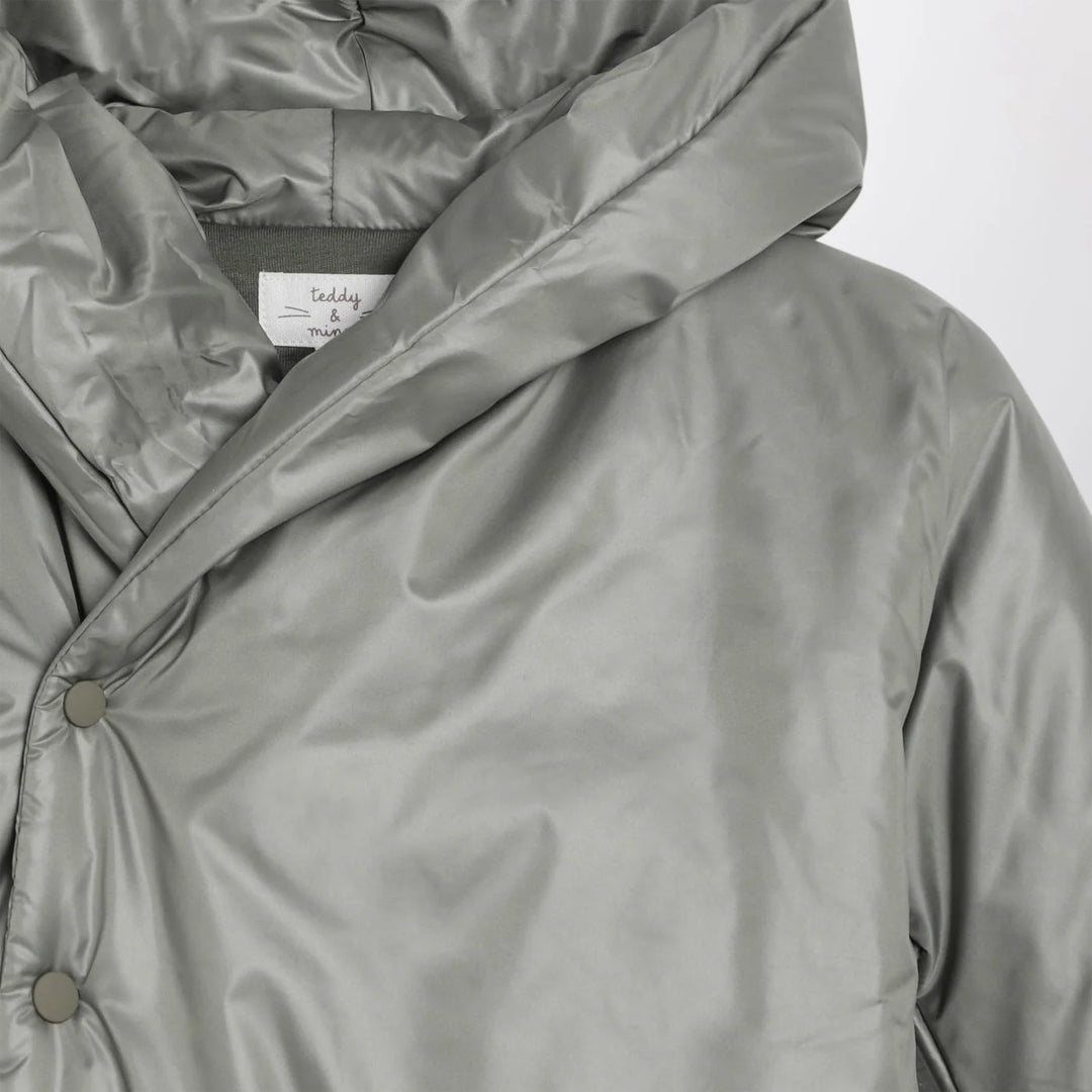 Teddy &amp; Minou - Fir green hooded puffer jacket