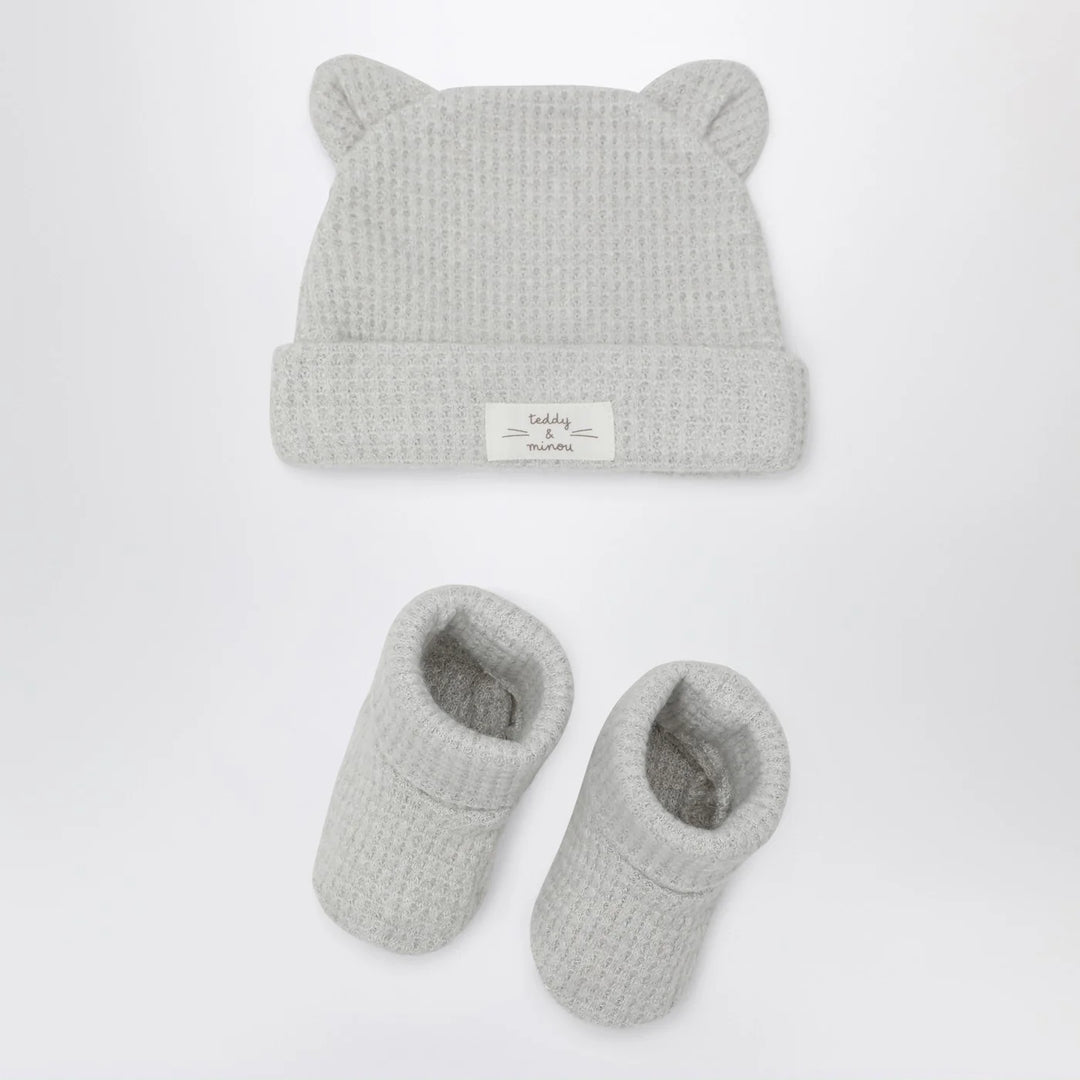 Teddy &amp; Minou - Two-piece set in pumice colour