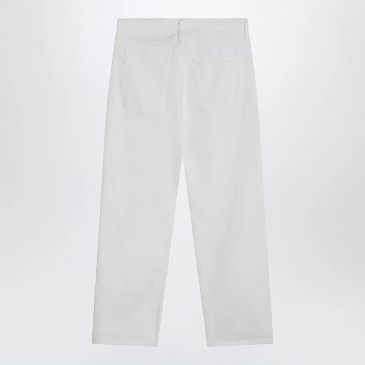 AGOLDE - White jeans in regenerated denim