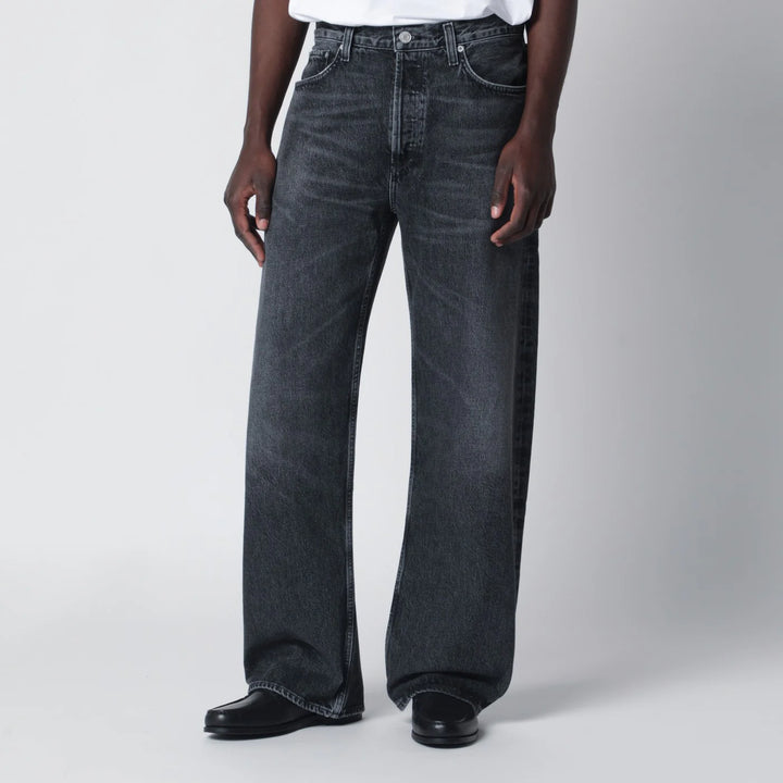 AGOLDE - Dark washed black Afton jeans