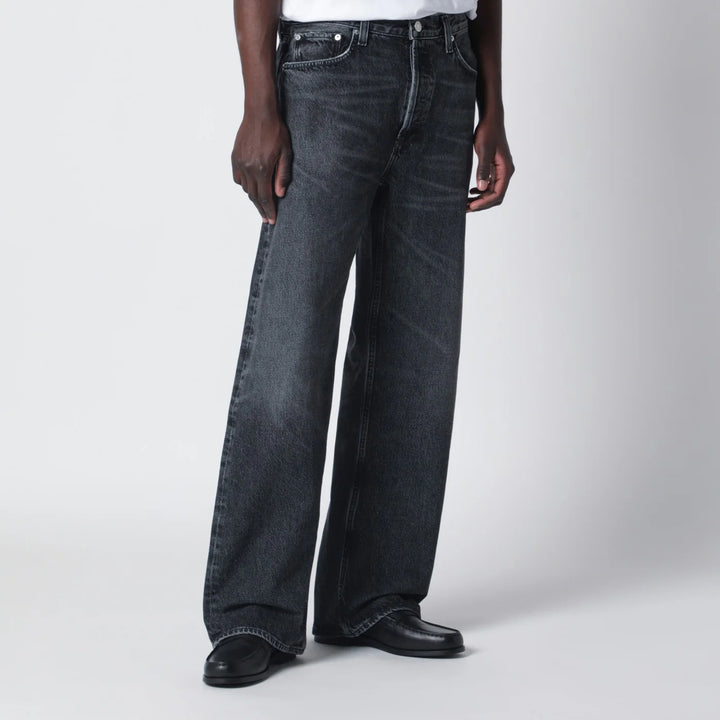 AGOLDE - Dark washed black Afton jeans