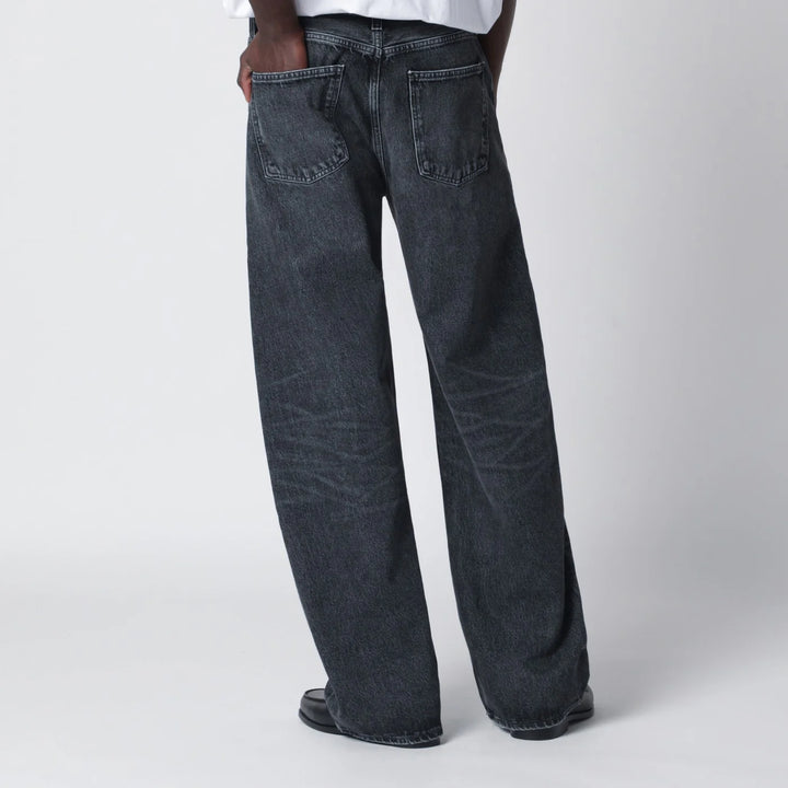 AGOLDE - Dark washed black Afton jeans