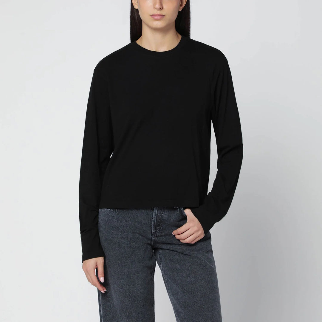 AGOLDE - Black organic cotton top
