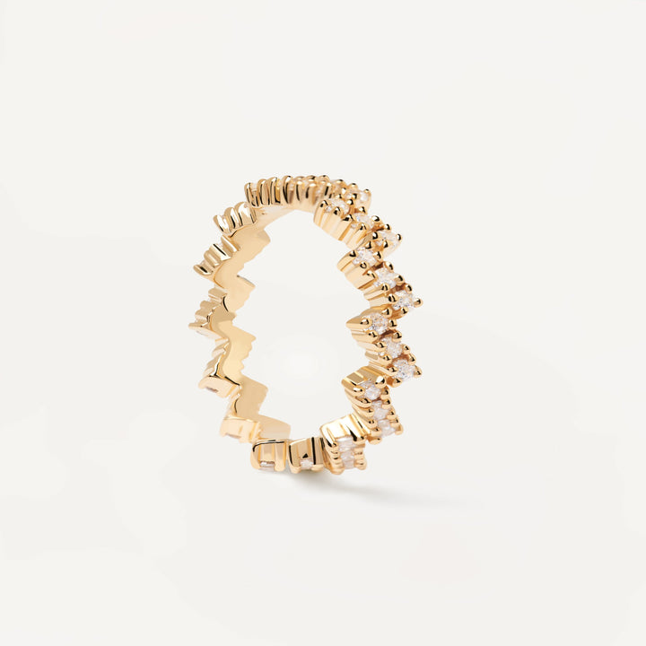 PDPaola The Zipper Gold Ring