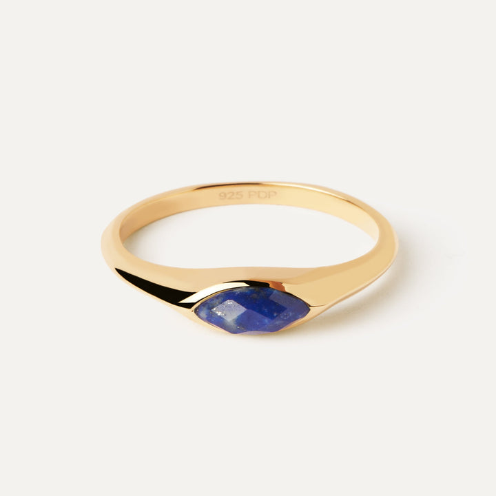 PDPaola Nomad Lapis Lazuli Stamp Ring