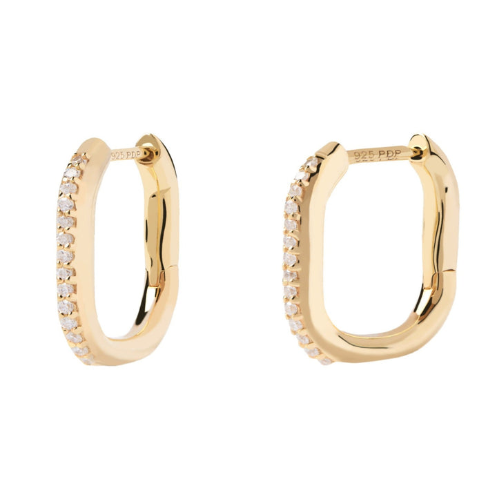 PDPaola Spike Gold Earrings