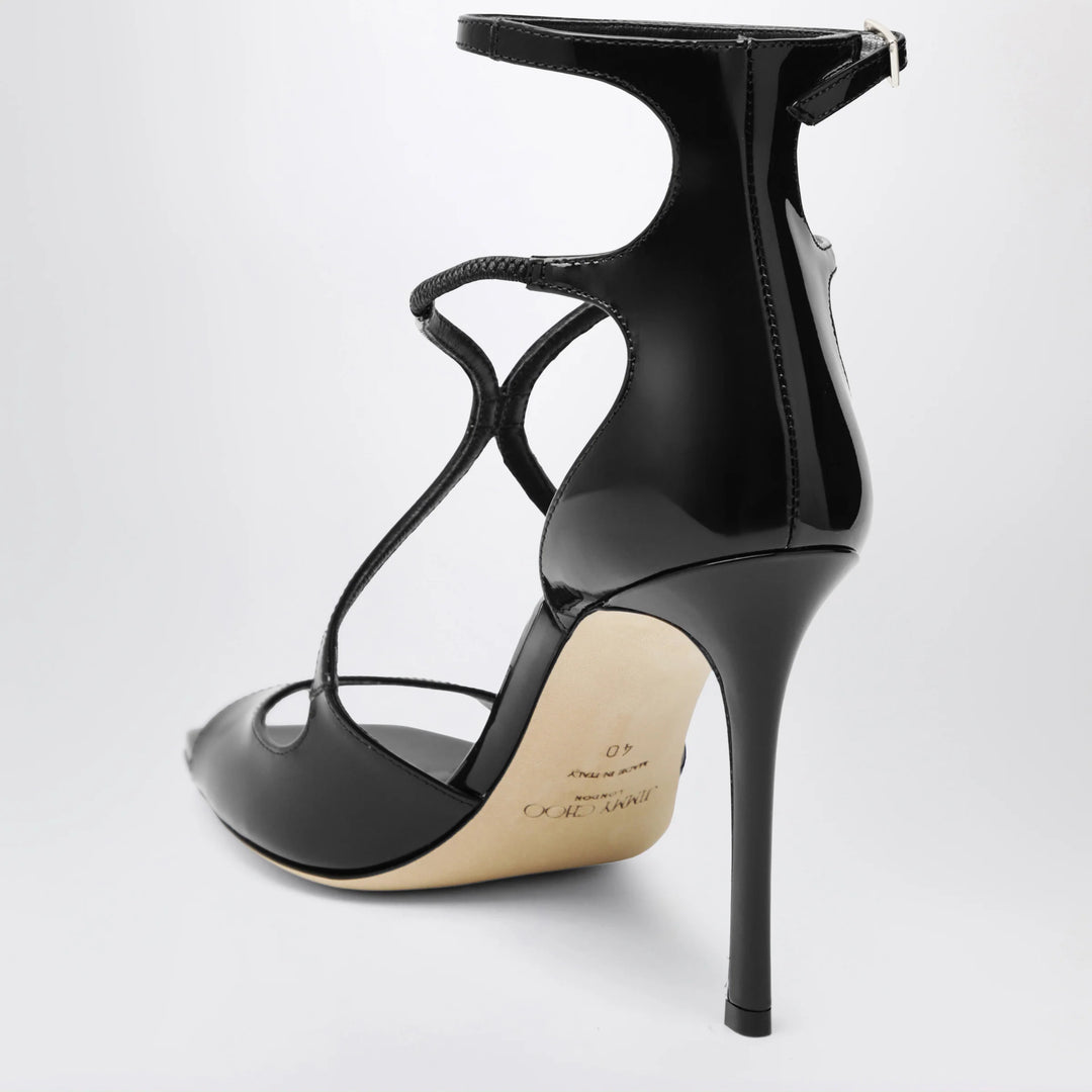 Jimmy Choo - Azia sandals in black patent leather