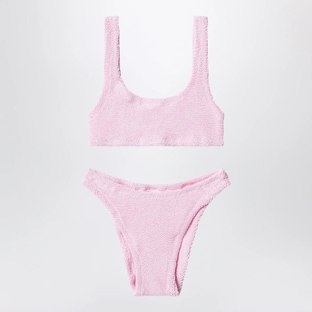 MC2 Saint Barth - Baker bikini in pink crinkle fabric