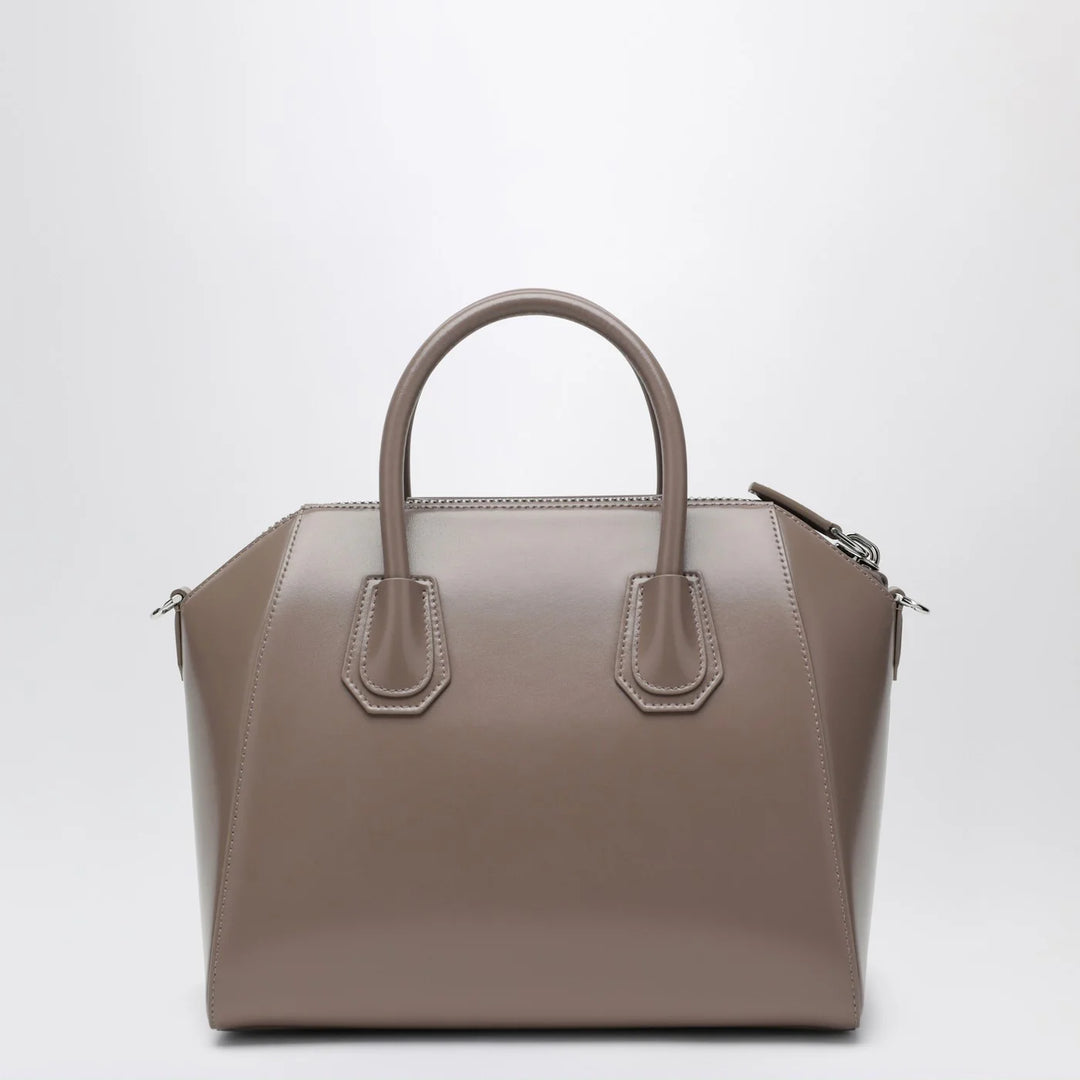 Givenchy - Small Antigona bag in taupe leather
