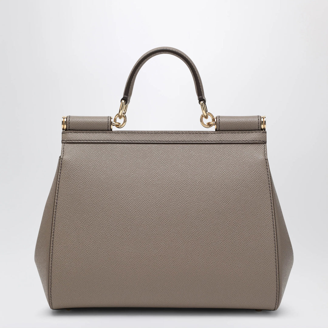 Dolce&amp;Gabbana - Large mud colour Sicily Hand Bag