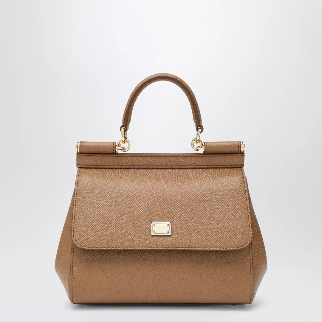 Dolce&amp;Gabbana - Medium caramel Sicily Hand Bag Brand Apparel &amp; Accessories TU