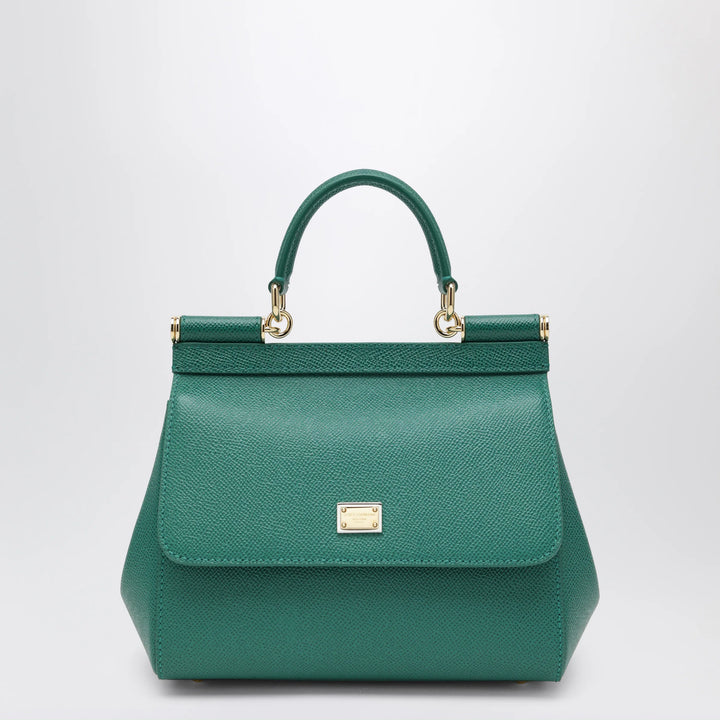 Dolce&amp;Gabbana - Medium Sicily top-handle bag in emerald green