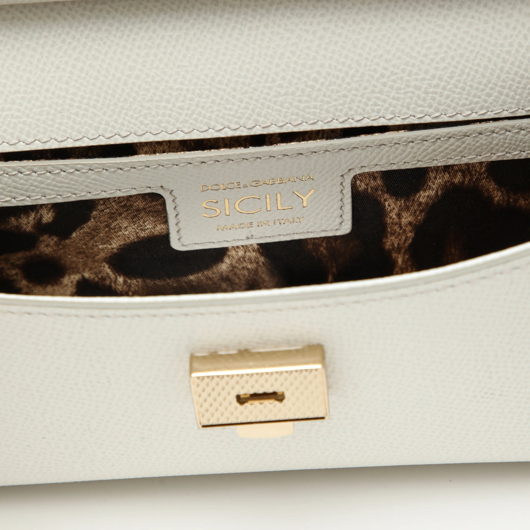 Dolce&amp;Gabbana - Small Sicily handbag in white