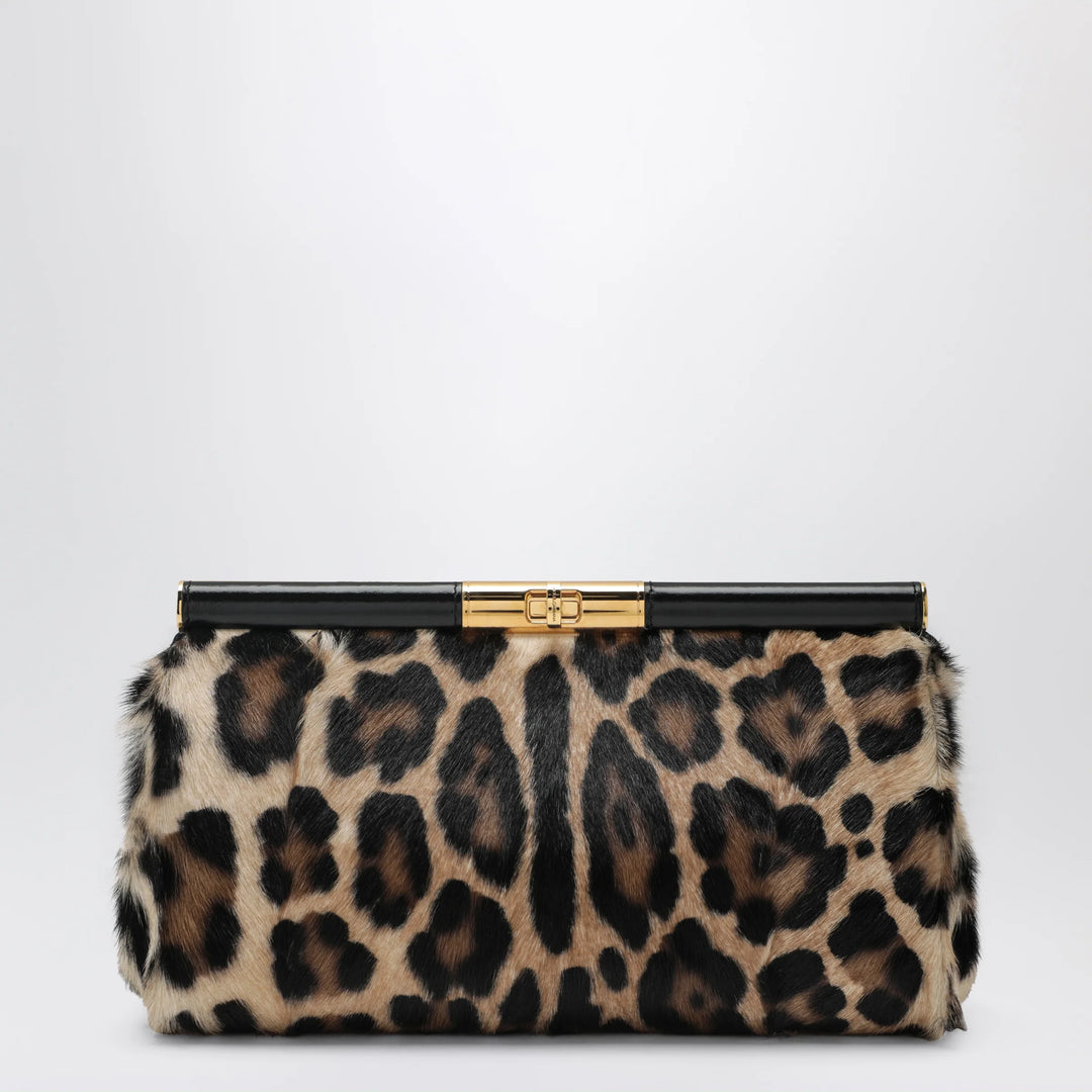 Dolce&amp;Gabbana - Marlene shoulder bag in leopard-print kidskin