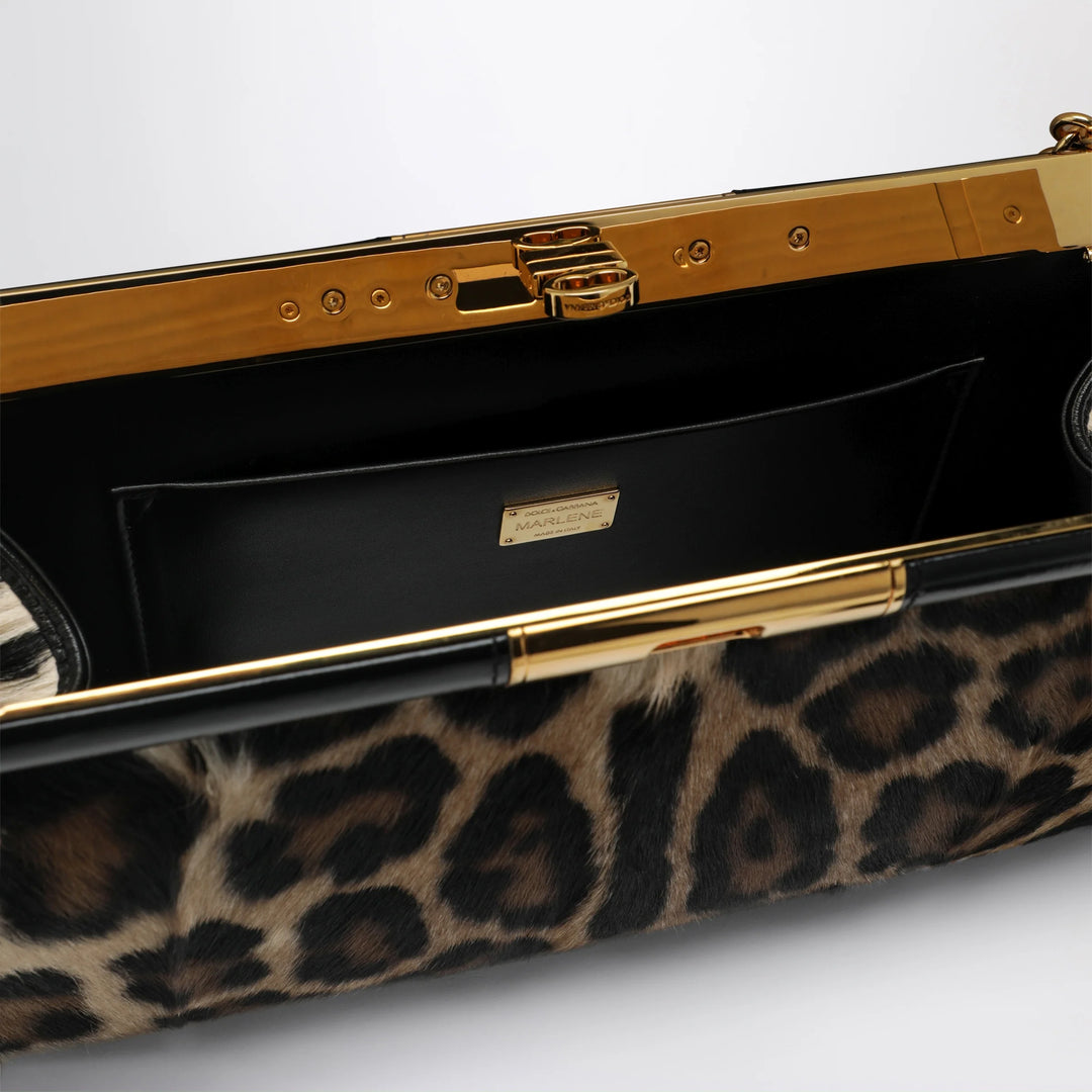 Dolce&amp;Gabbana - Marlene shoulder bag in leopard-print kidskin