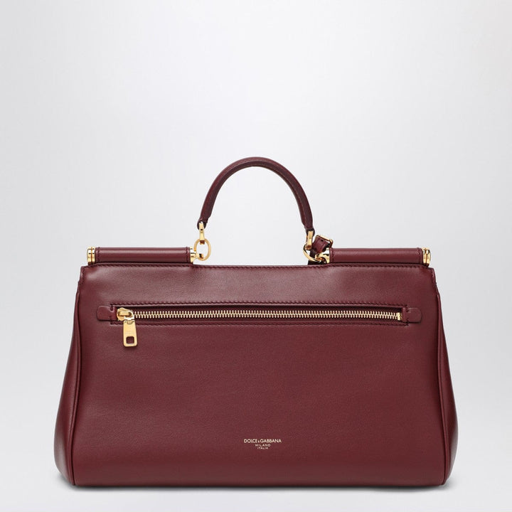 Handbag UNI Dolce & Gabbana My Sicily handbag in burgundy leather Brand