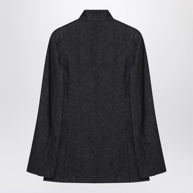 Max Mara Midnight blue jacket in cotton denim effect